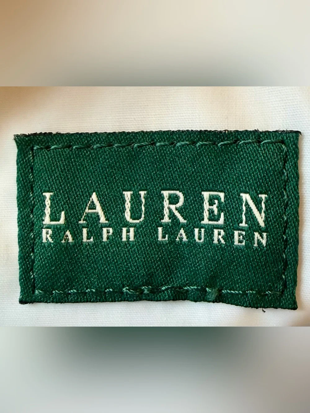 Lauren Ralph Lauren Monogram RLL Striped Cosmetic Makeup Travel Case Pouch